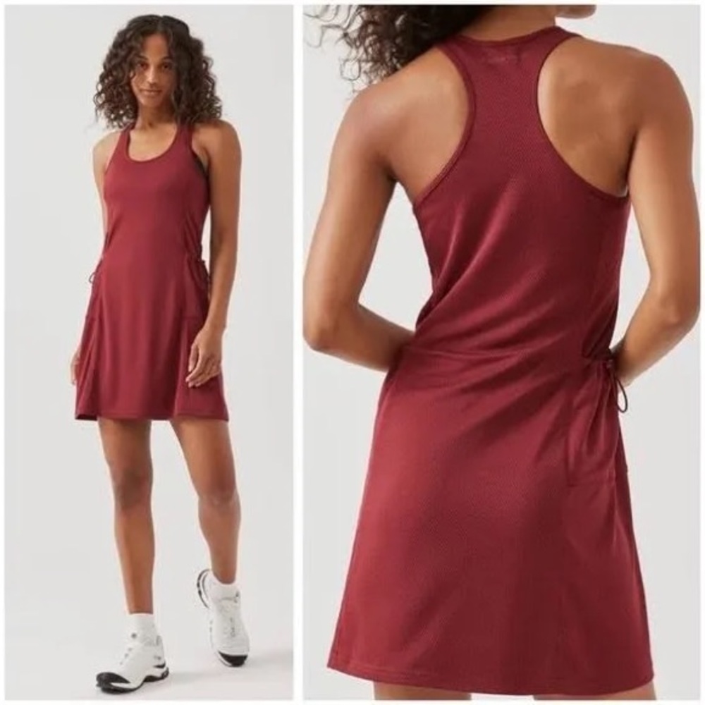 Outdoor voices Recmesh burgundy dress in size L
